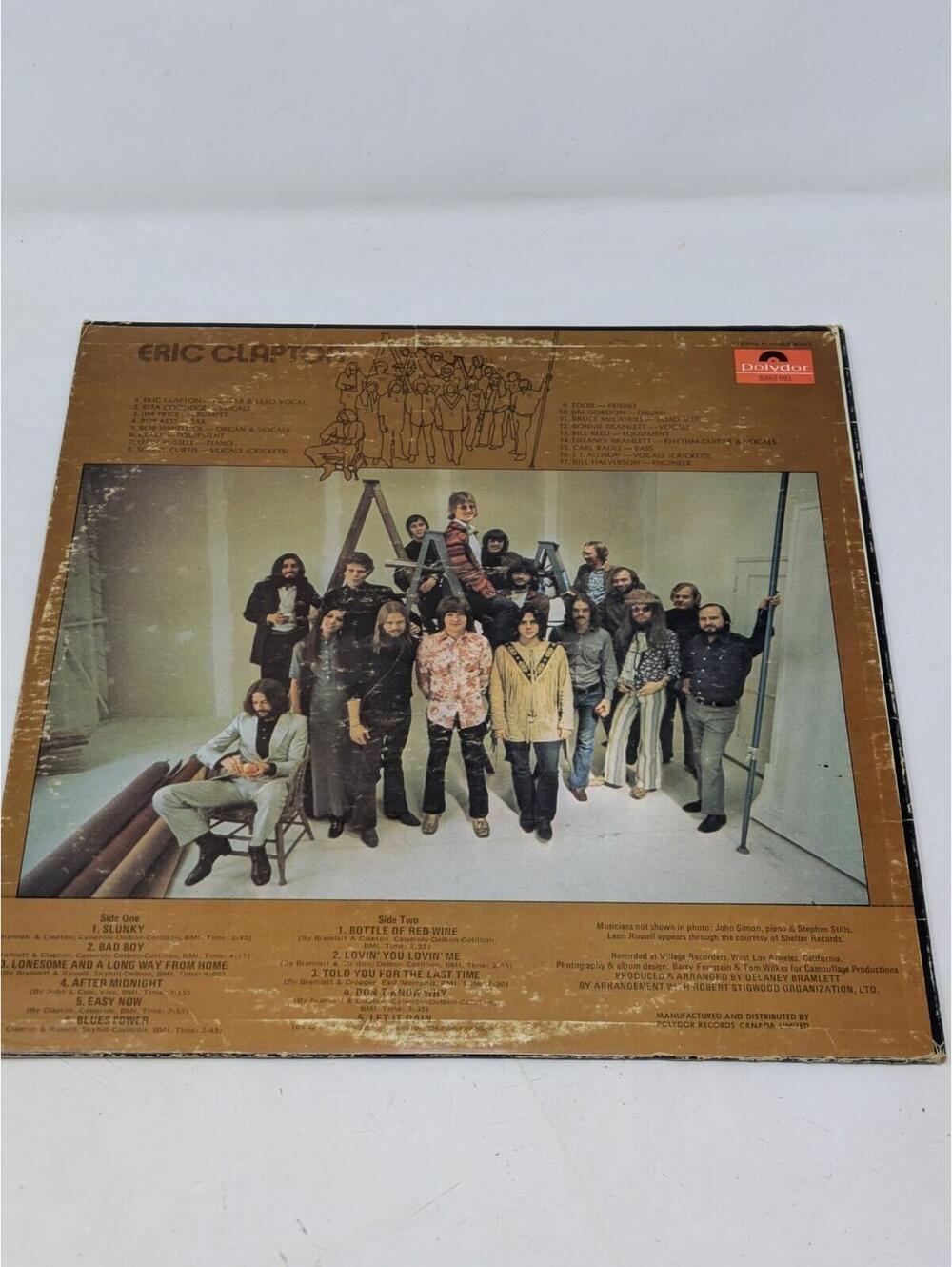 1970 Eric Clapton Self Titled Solo Album Vinyl Record 33 Vintage - Picture 6 of 6